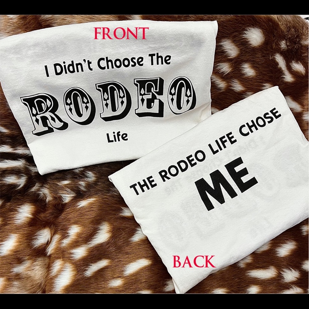 Front and back Rodeo Life graphic tee - Picture 3 of 3
